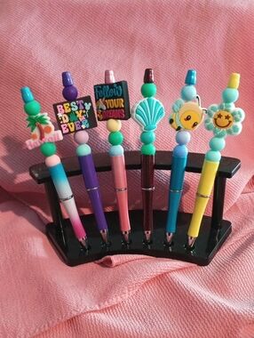 Beaded Pens - Assorted Colors